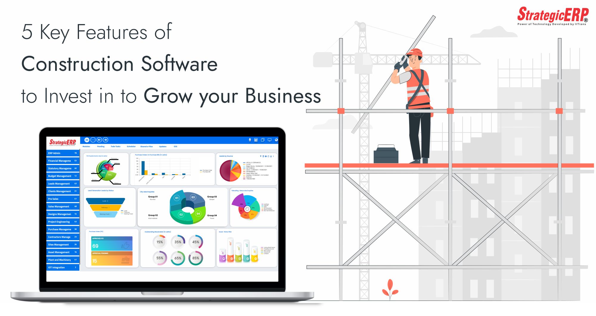 5 Key Features of Construction Software to Invest in to Grow your Business